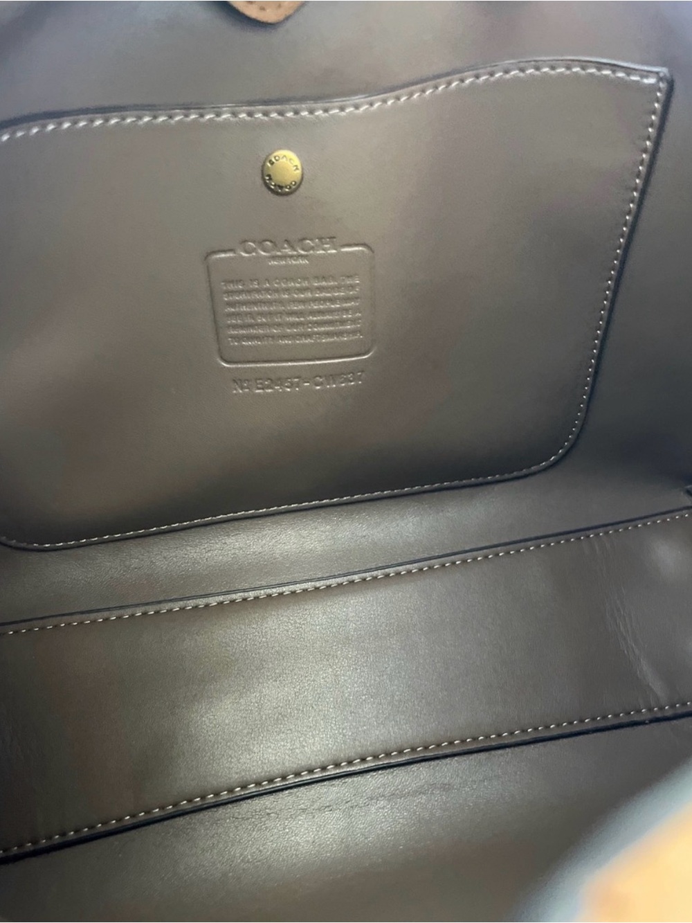 Coach Suede Brooklyn 28 shoulder bag - Picture 4 of 12